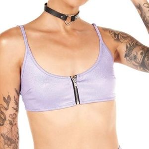 IHeartRaves Sparkle Crop Top